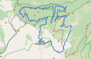 Cycling route in Greece starting from Dimatis Hotel